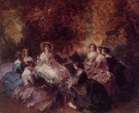 Winterhalter, Franz Xavier - The Empress Eugenie Surrounded by her Ladies in Waiting 1855